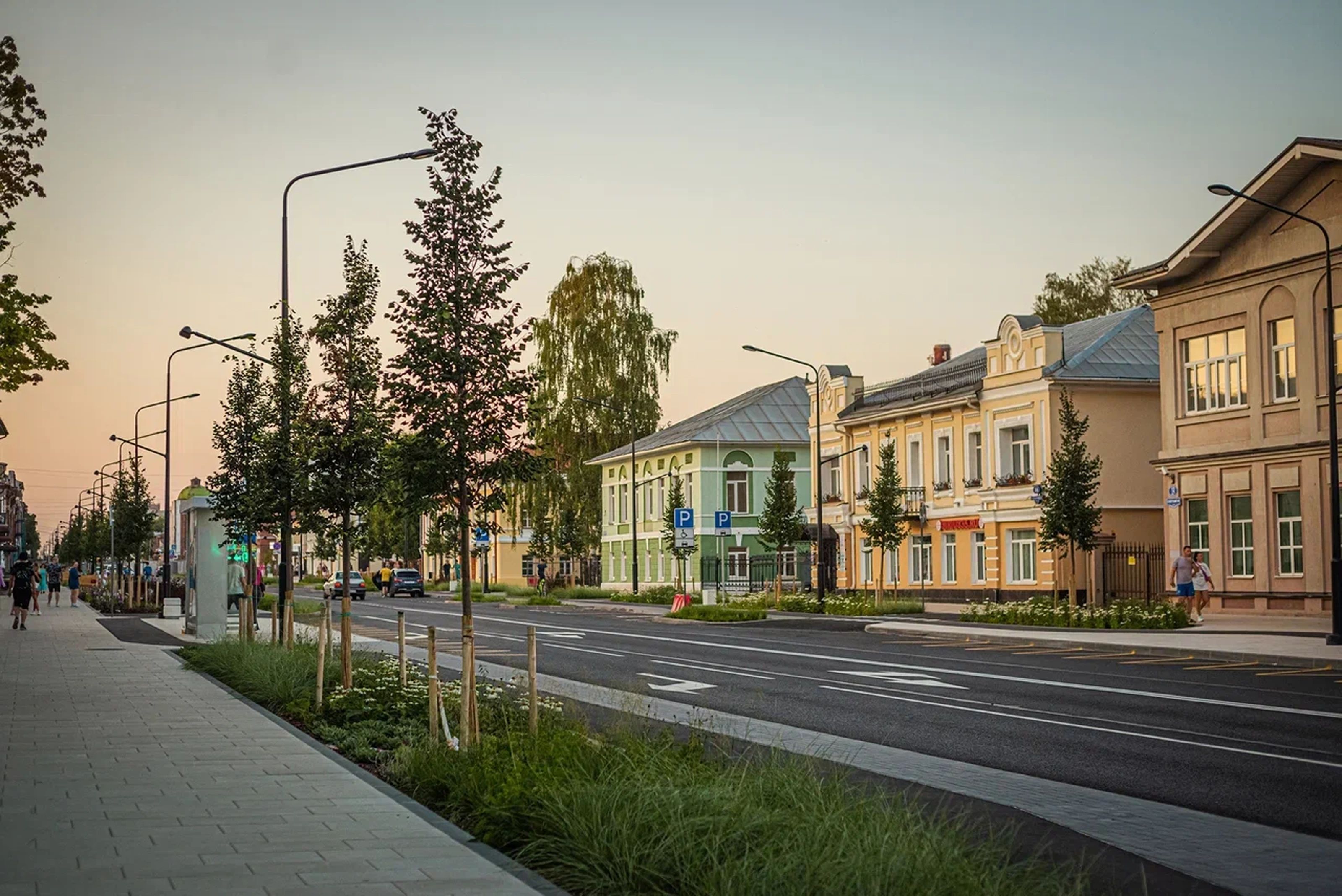 Обновлённая городская улица